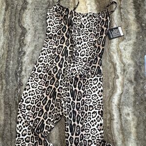 COPY - NWT- Size M- Leopard Print Long Leotard- Dance Wear, Yoga- Onzie/L